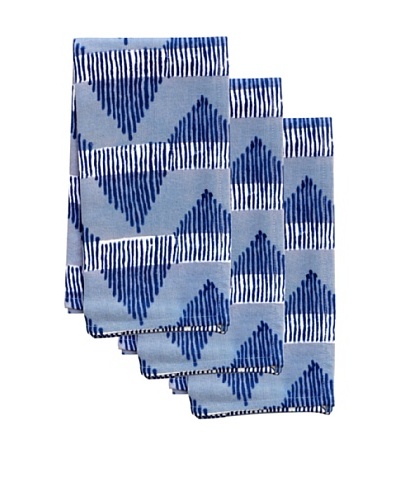 Couleur Nature Set of 3 AeroTea Towels, Indigo