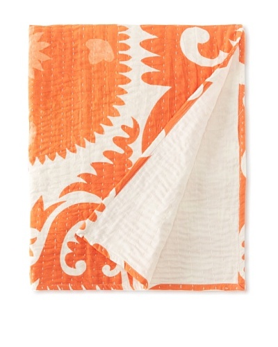 Couleur Nature Suzzani Kantha Throw, 59 x 59As You See