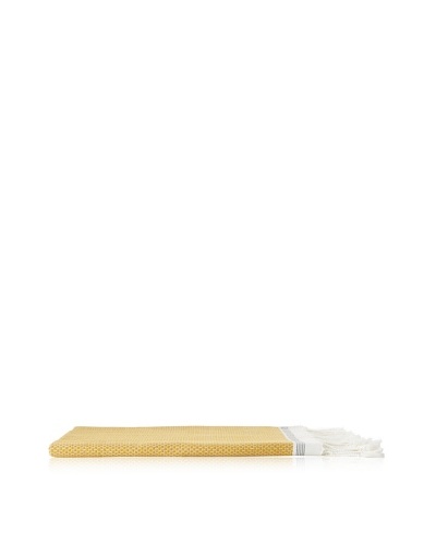 Coyuchi Mediterranean Bath Sheet, Mustard/Gray Stripe