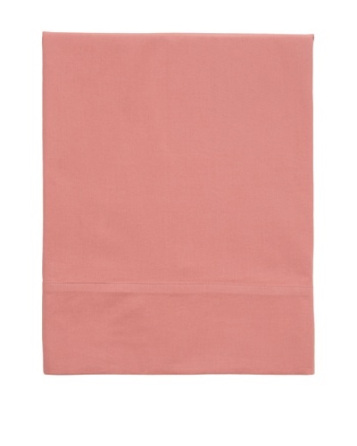 Coyuchi Washed Percale Flat Sheet [Dusty Rose]