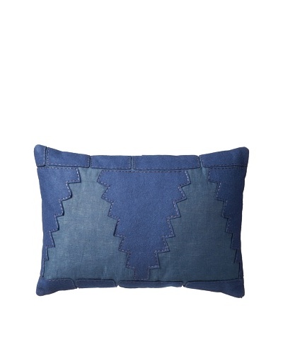 Coyuchi Mayan Pillow, Indigo