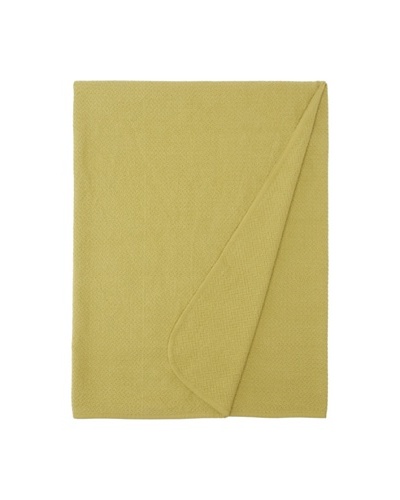 Coyuchi Honeycomb Throw [Green Tea]