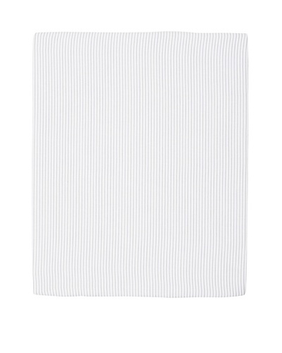 Coyuchi Mini Stripe Cotton/Linen Fitted Sheet
