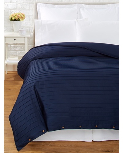 Coyuchi Pleated Sateen Duvet Cover