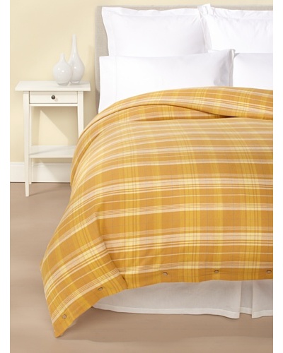 Coyuchi Edinburgh Cloud Brushed Flannel Duvet Cover