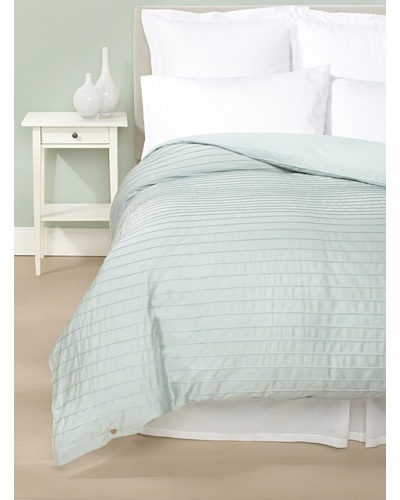 Coyuchi Pleated Sateen Duvet Cover