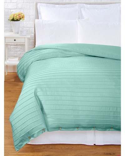 Coyuchi Pleated Sateen Duvet Cover