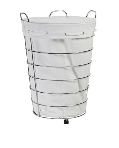 Creative Bath Rolling Hamper with Liner