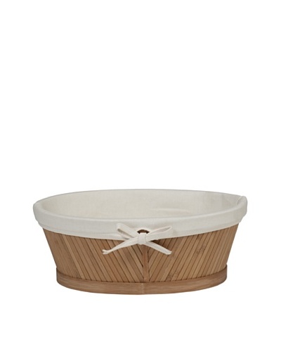 Creative Bath Oval Vanity Basket, Natural