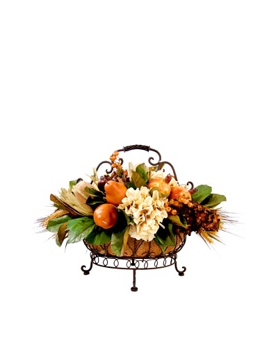 Creative Displays One Tier Fruit & Hydrangea Basket, 16x21x26