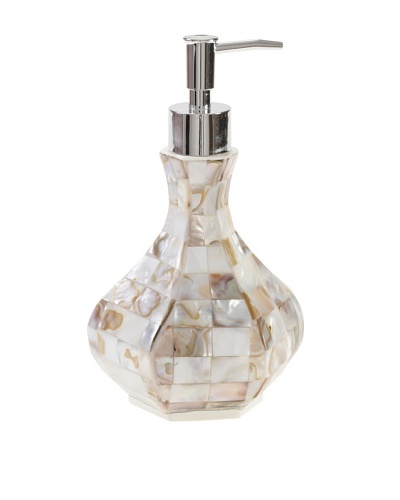 Creative Scents Milano Lotion Dispenser, Mother of Pearl
