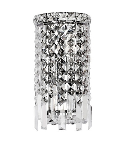 Worldwide Lighting Cascade Wall Sconce, Chrome