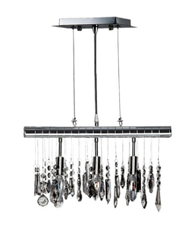 Worldwide Lighting Nadia Pendant, Chrome