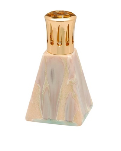 Crystalline Pyramid Oil Lamp, Cream