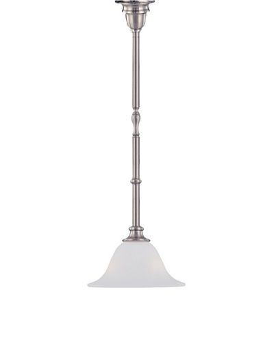 Crystorama Lighting 5680-SN Cortland Mini Pendant, Satin Nickel