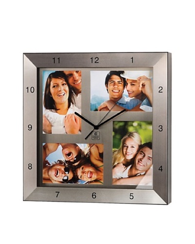 Metal Photo Clock, 13″