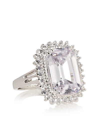 CZ by Kenneth Jay Lane Emerald Cut Pave Ring