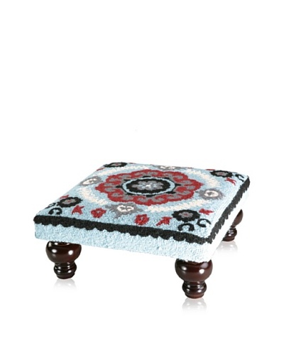 D.L. Rhein Suzani Hook Footstool