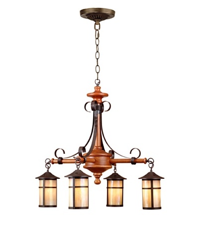 Dale Tiffany 4-Light Round Lantern Fixture