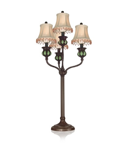 Dale Tiffany 4 Light Tiffany Buffet Lamp