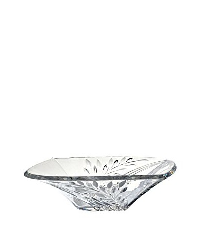 Dale Tiffany Leaf Crystal Bowl, Clear