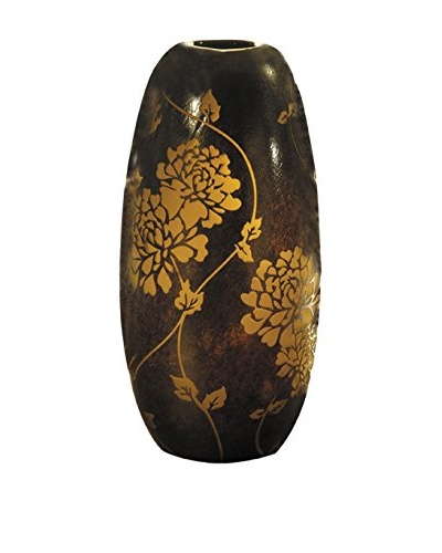 Dale Tiffany Preston Decorative Vase, Amber