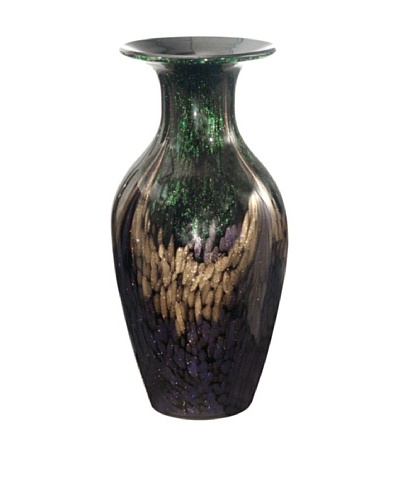 Dale Tiffany Favrile Vase, 8 x 17
