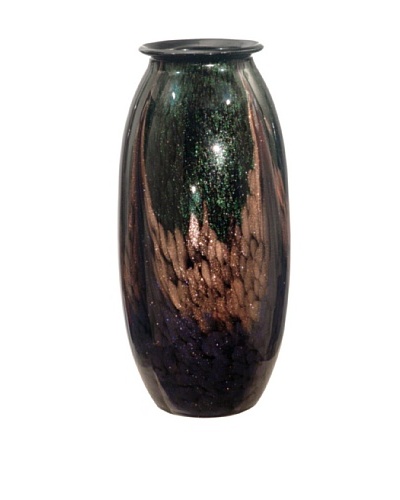 Dale Tiffany Favrile Vase, 7.5 x 17