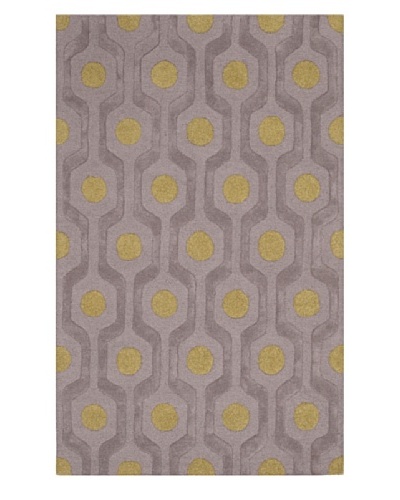 Dalyn Tones Geometric Wool Rug [Pewter]