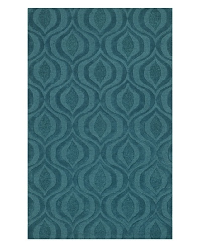 Dalyn Tones Geometric Wool Rug [Teal]