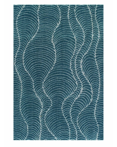 Dalyn Tempo Rug, Teal, 5' 3 x 7' 7