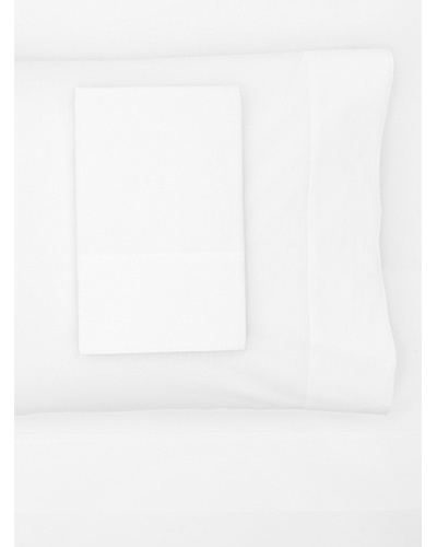 Dea Silvia Plain 300 Tc Percale White Sheet Set [White]