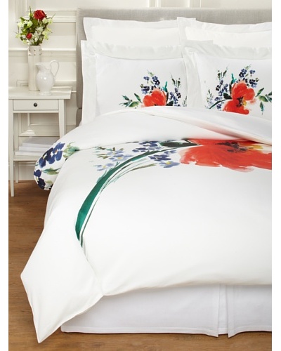 Dea Poppy All Over Backed to Sateen Duvet Set [White/Multi]