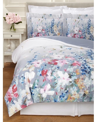 Dea Anabela Digital Print Large Design Duvet Set [White/Multi]