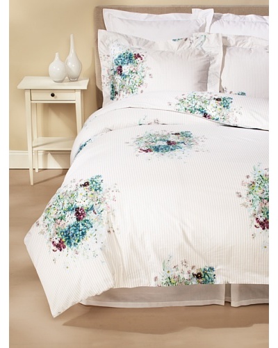 Dea Stripe Bouquet Duvet Cover Set