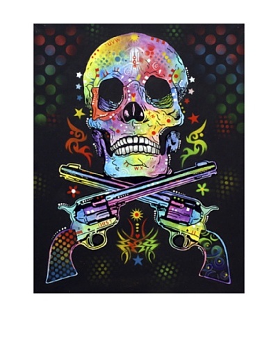 Dean Russo “Skull & Guns” Limited Edition Giclée Canvas