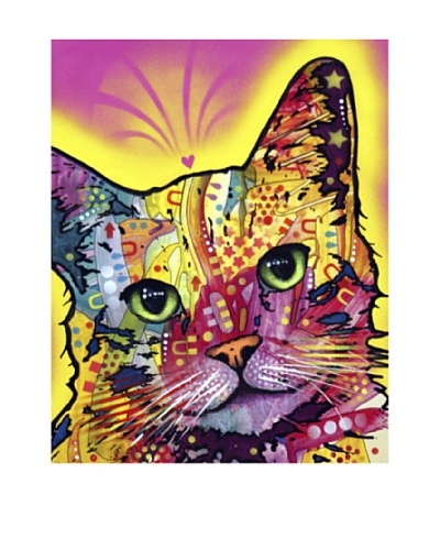 Dean Russo “Tilt Cat” Limited Edition Giclée Canvas