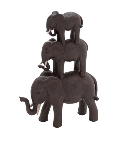 Elephant Stack Statue