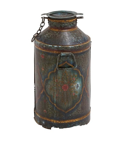 Metal Aged Milk Can