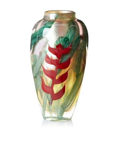 Lundberg Studios Hyconia/Ginger Fumed Mini Vase