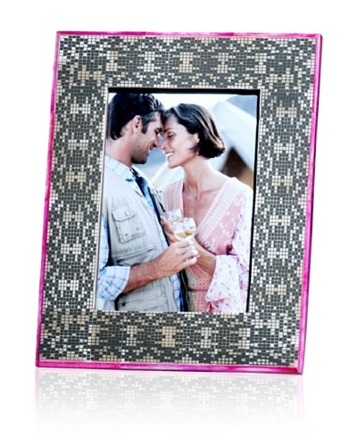 Shiraleah 5 x 7 Block-Print Bone Picture Frame