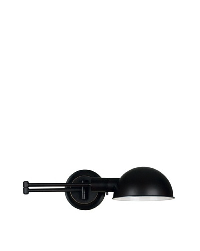 Design Craft Oscar Wall Swing Arm Lamp ORB