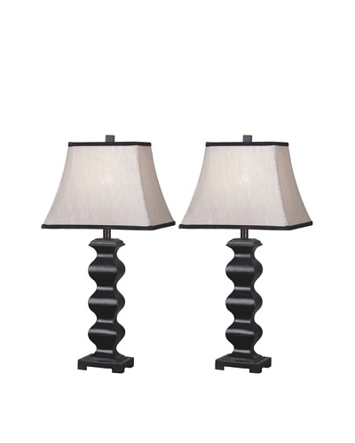 Design Craft Set of 2 Lenexa Table Lamps