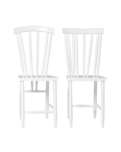 Design House Stockholm Three & Four Family Chair Duo, White