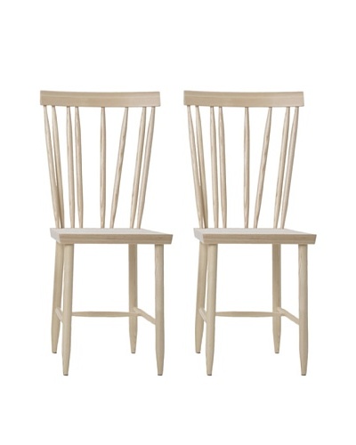 Design House Stockholm Set of 2 “Four” Family Chairs, Natural