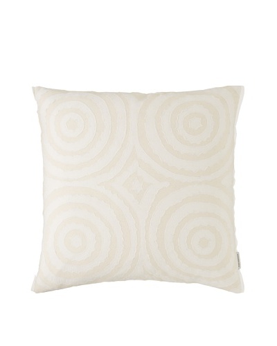 Designers Guild Corales Cushion, Chalk, 18 x 18