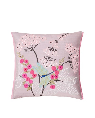 Designers Guild Kimono Blossom Cushion, Heather, 20″ x 20″