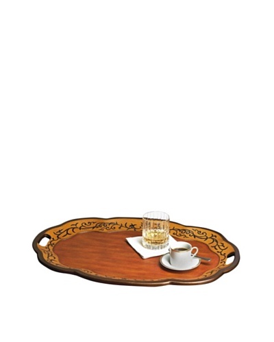 Dessau Home Oval Wood Tray