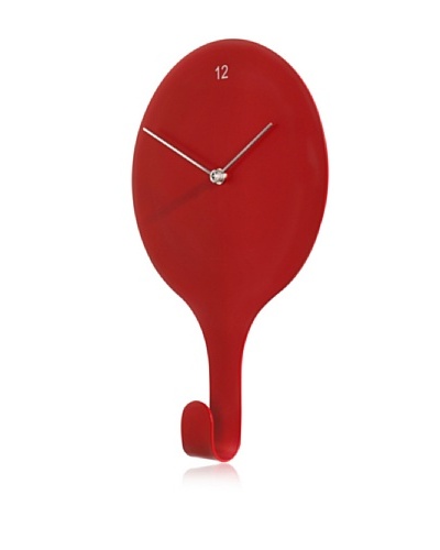 Diamantini & Domeniconi En Suspend Clock, Red