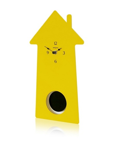 Diamantini & Domeniconi Home-Sweet-Home Clock, Yellow